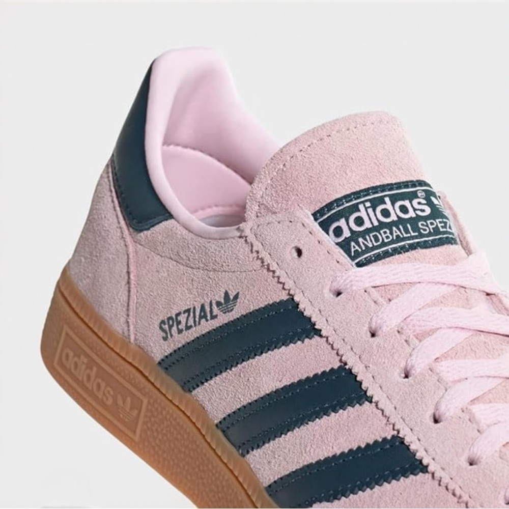 Adidas Originals suede sneakers HANDBALL SPEZIAL Clear Pink Arctic Night Size 6 - Picture 8 of 15